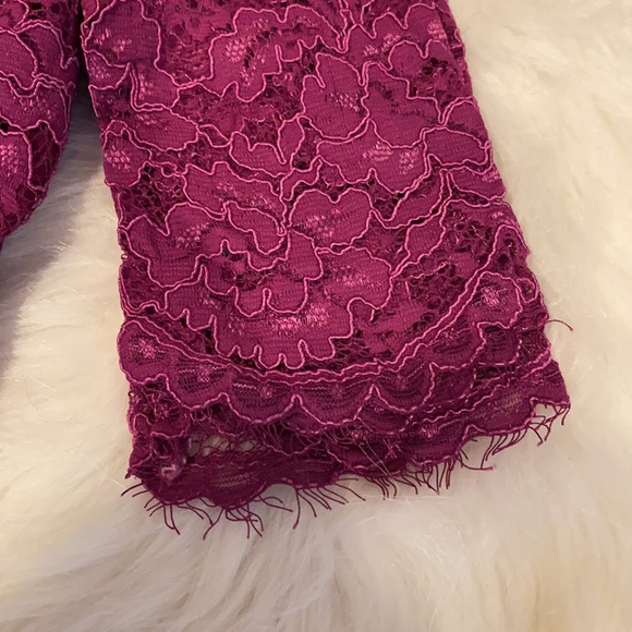 Purple Lace Top - Picture 6 of 8